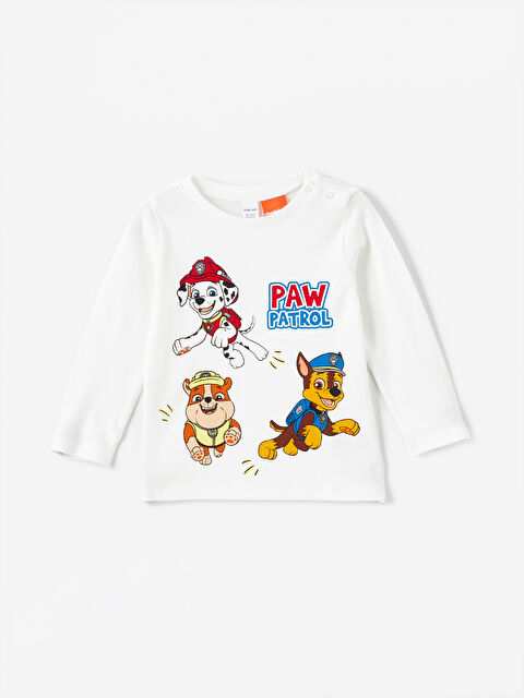 LCW baby Paw Patrol Baskılı Erkek Bebek Uzun Kollu Pijama Üst - W4FK39Z1-FDU