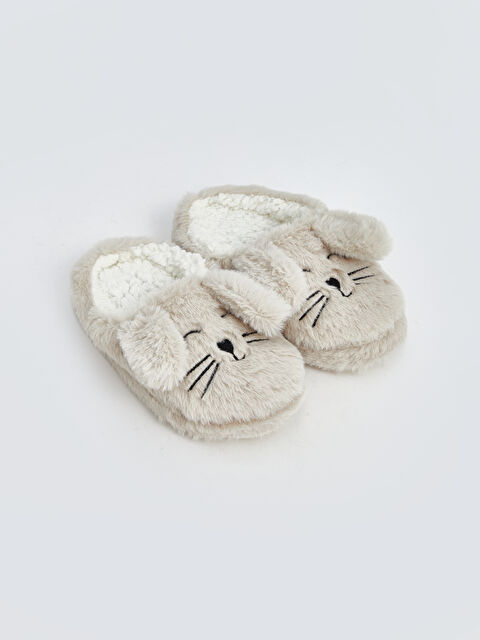 LCW STEPS Tavşan Figürlü Kız Çocuk Ev Terliği - W4FL99Z4-V2K