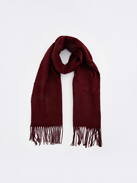 LCW ACCESSORIES Düz Püsküllü Kadın Atkı - W4FN81Z8-Z7V