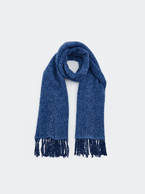 LCW ACCESSORIES Düz Püsküllü Kadın Atkı - W4FO58Z8-ZAM