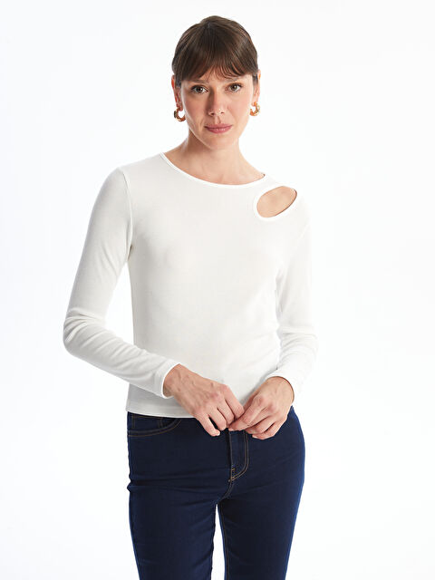 LCW ECO Bisiklet Yaka Kadın Body - W4FQ13Z8-FDU