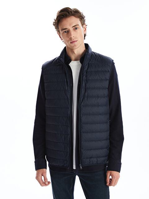 SOUTHBLUE Standart Kalıp Dik Yaka Erkek Şişme Yelek - W4FQ16Z8-RFH