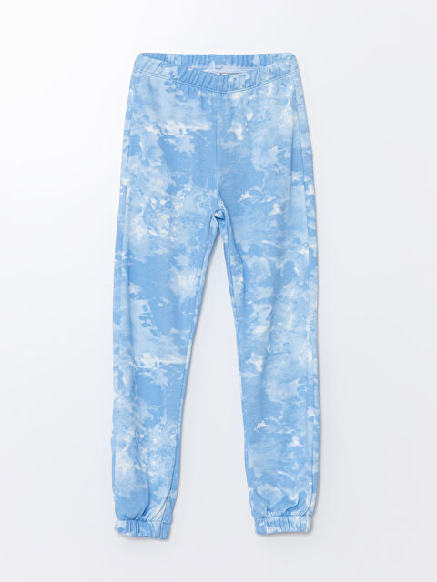 LCW ECO Kız Çocuk Batik Desenli Jogger Eşofman Altı - W4FQ63Z4-LQQ