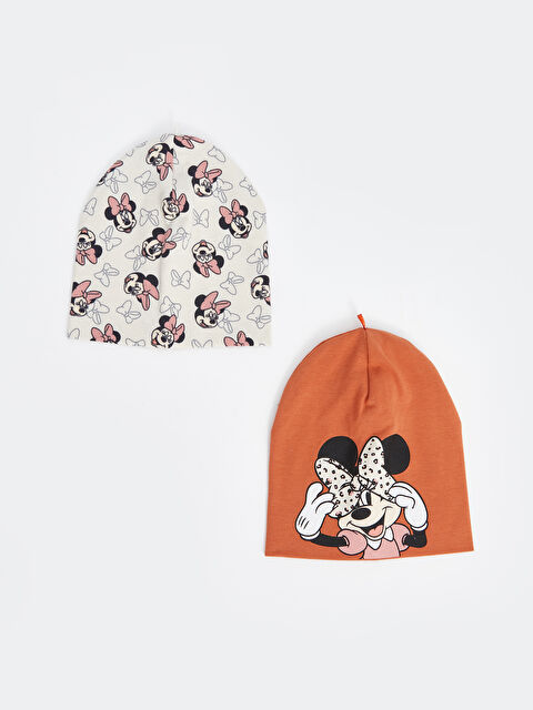 LCW baby Minnie Mouse Baskılı Kız Bebek Bere 2'li - W4FY96Z1-GPE