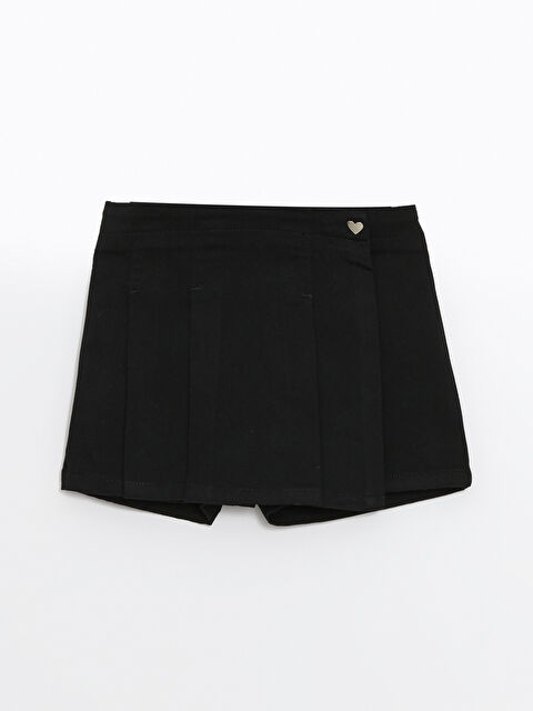 LCW Kids Elasticated Waist Basic Baby Girls' Skort - W4G553Z1-CVL