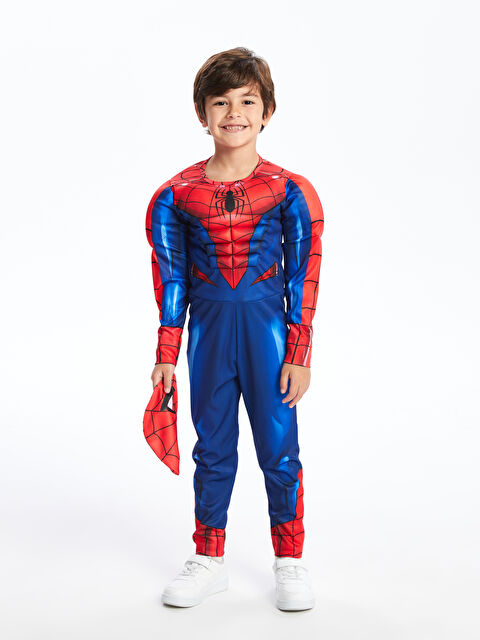 LCW Kids Spider-Man Baskılı Maskeli Erkek Çocuk Kostüm - W4GB42Z1-LTQ