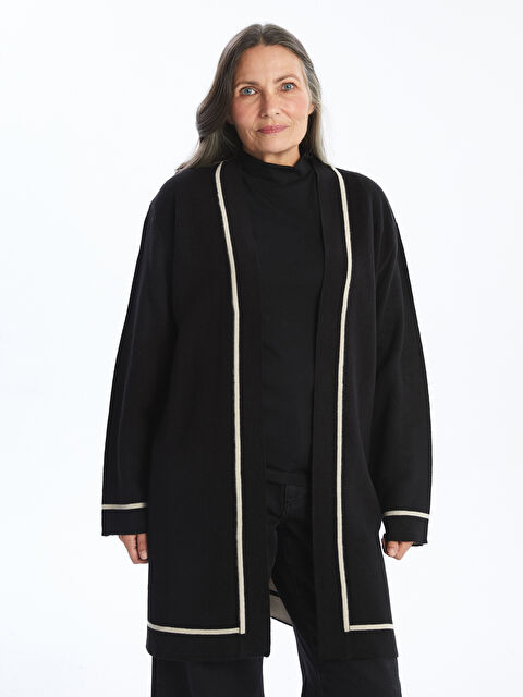 LCW Grace Şal Yaka Kadın Triko Hırka - W4GD65Z8-CVL