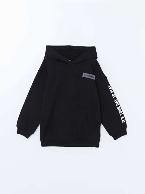 LCW Kids Kapüşonlu Erkek Çocuk Sweatshirt - W4GG86Z1-CVL