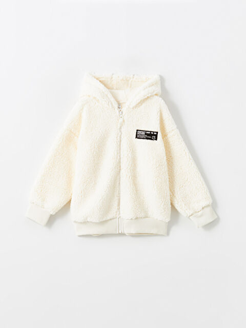 LCW Kids Kapüşonlu Erkek Bebek Fermuarlı Sweatshirt - W4GG87Z1-QVK