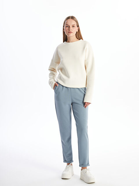 LCW Modest Kadın Beli Lastikli Düz Eşofman Altı - W4GJ93Z8-FHM