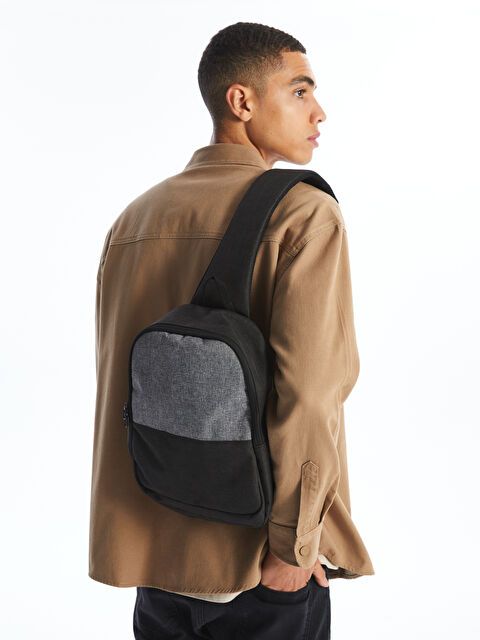 LCW ACCESSORIES حقيبة ظهر سادة بسحاب للرجال - W4GK37Z8-HUC