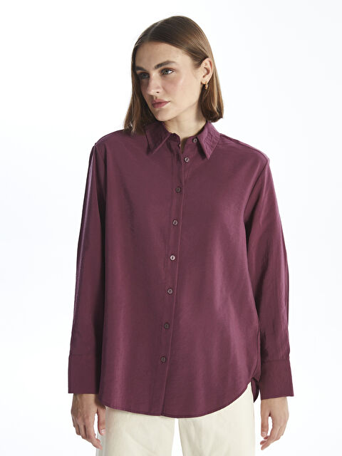 LCWAIKIKI Classic Loose Fit Kadın Gömlek - W4GL44Z8-YHY