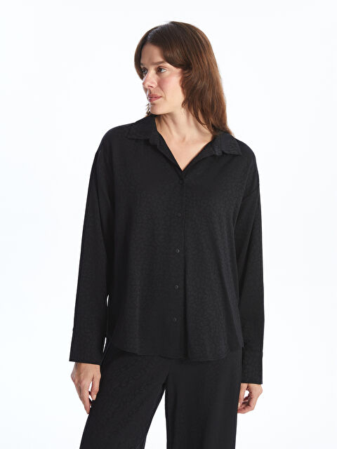 LCWAIKIKI Classic Desenli Kadın Gömlek - W4GL55Z8-CVL