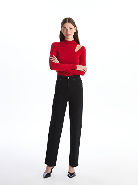 LCWAIKIKI Classic Slim Fit Kadın Jean Pantolon - W4GN69Z8-CVL