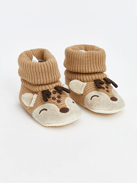LCW STEPS Hayvan Nakışlı Erkek Bebek Yürüme Öncesi Ev Botu - W4GN82Z1-T5D