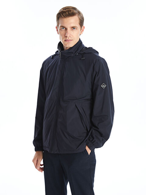 SOUTHBLUE Standart Kalıp Kapüşonlu Erkek Mont - W4GO48Z8-RFH