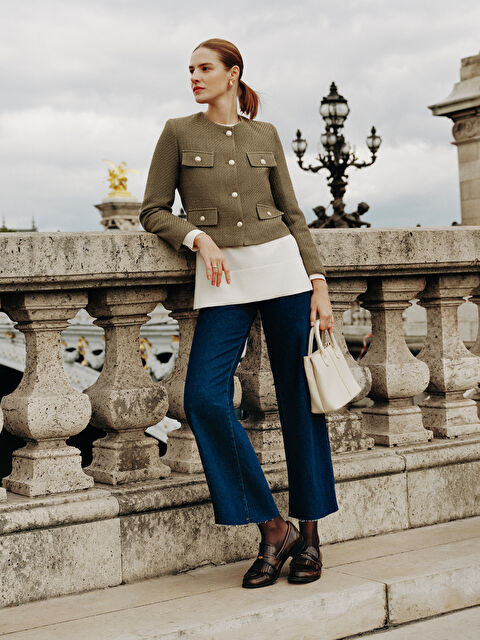 LCW Modest Straight Fit Kadın Jean Pantolon - W4GR50Z8-309