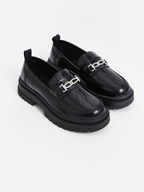 LCW STEPS Metal Tokalı Kız Çocuk Loafer Ayakkabı