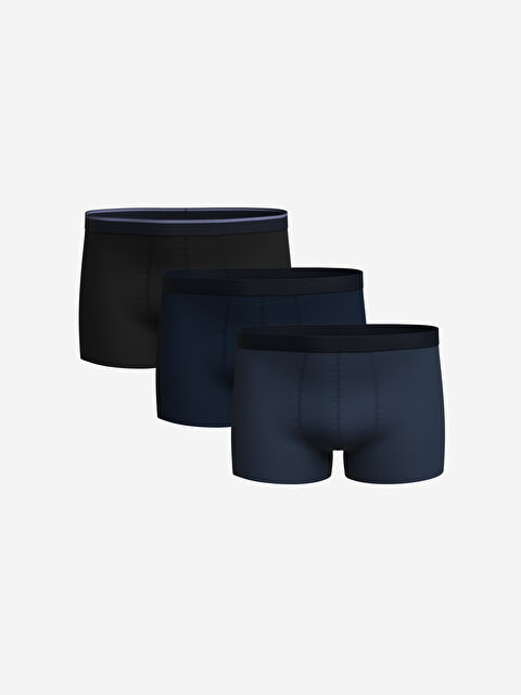 LCW ECO Standart Kalıp Pamuklu Esnek Erkek Boxer 3'lü - W4GR99Z8-M0T