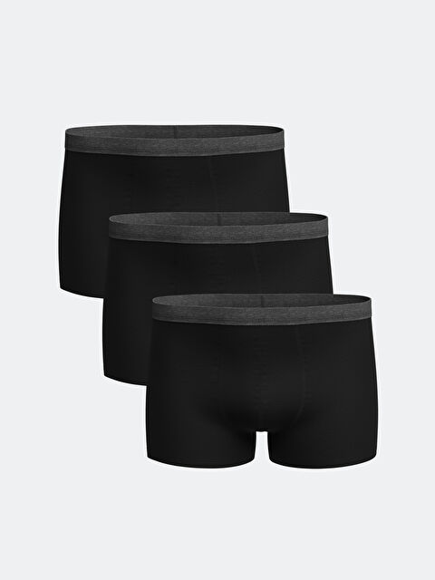 LCW ECO Standart Kalıp Pamuklu Esnek Erkek Boxer 3'lü - W4GS25Z8-F9C
