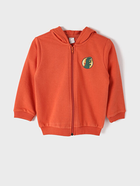 LCW Kids Hooded Baby Boys' Zip-Up Sweatshirt - W4GT31Z1-HBX