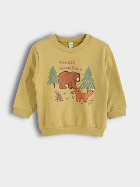 LCW baby بلوزة رياضية برقبة دائرية للأولاد - W4GT32Z1-FN9