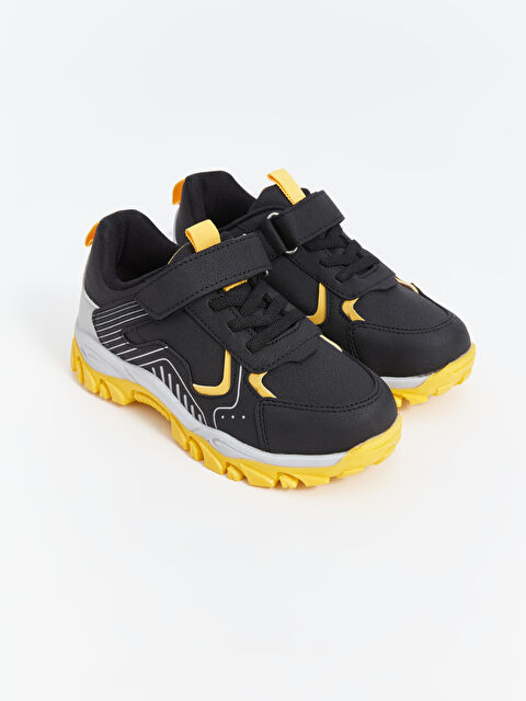 LCW STEPS Bağcık ve Cırt Cırtlı Erkek Çocuk Trekking Ayakkabı - W4GU90Z4-HUC