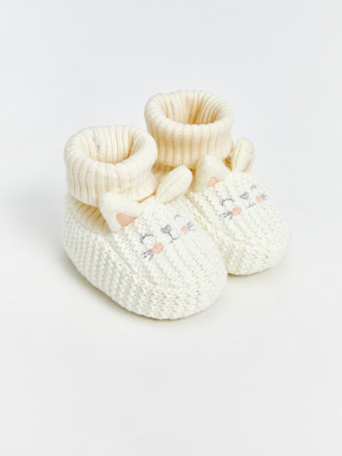 LCW STEPS 3D Baskılı Tavşan Figürlü Kız Bebek Panduf - W4GU94Z1-FDU