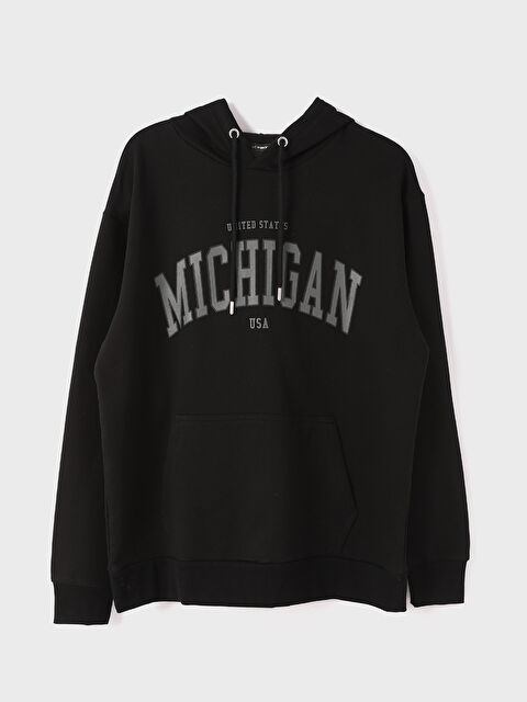 XSIDE Long Sleeve Printed Men's Hoodie - W4GY52Z8-CVL