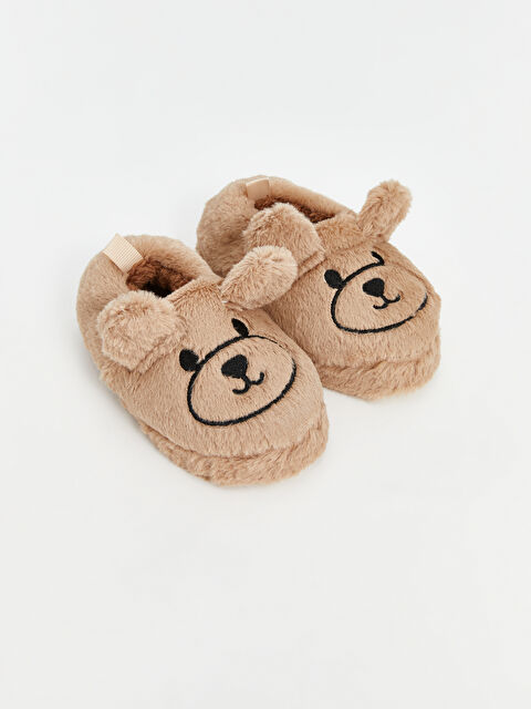 LCW STEPS Ayıcık Nakışlı Erkek Bebek Ev Terliği - W4GY90Z1-PVQ