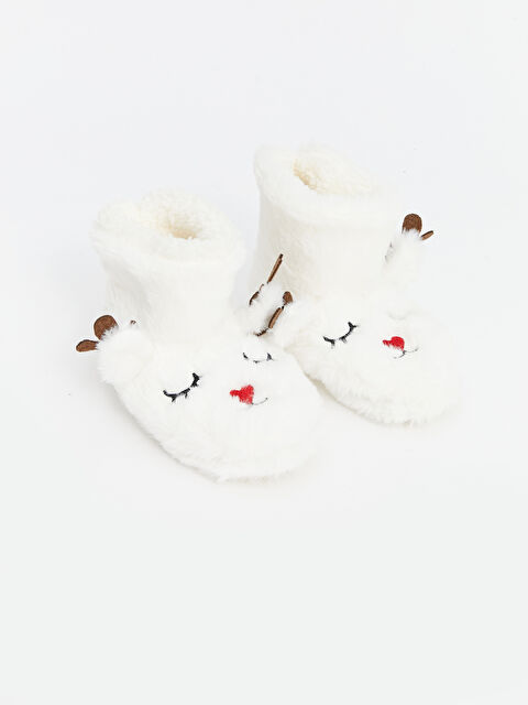 LCW STEPS Geyik Figürlü Kız Bebek Ev Botu - W4H149Z1-FDU