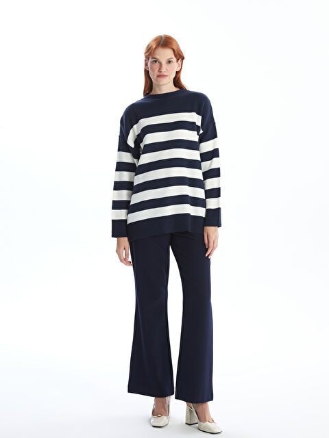 LCW Modest Dar Fit İspanyol Paça Kadın Pantolon - W4H378Z8-CS0