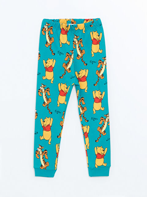 LCW baby Beli Lastikli Winnie the Pooh Baskılı Erkek Bebek Pijama Alt - W4H382Z1-LRR