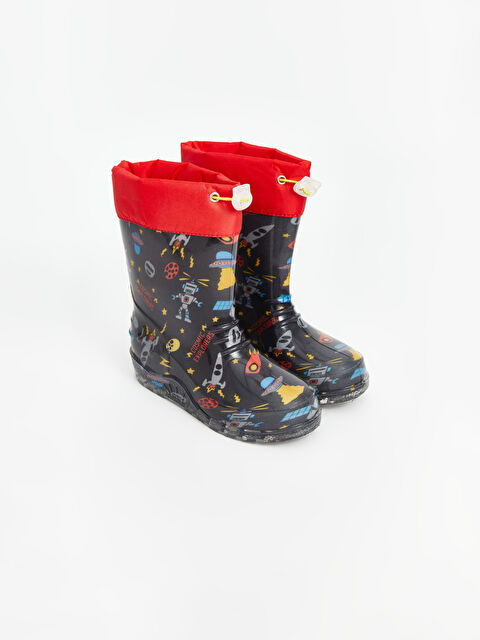 LCW STEPS Baskılı Erkek Çocuk Yağmur Botu - W4H412Z4-LQJ