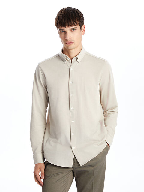 SOUTHBLUE Slim Fit Uzun Kollu Oxford Erkek Gömlek - W4H554Z8-QSC