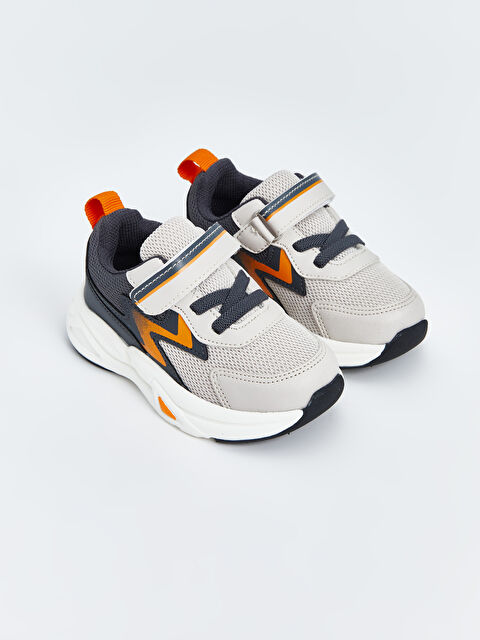 LCW STEPS Bağcık ve Cırt Cırtlı Erkek Bebek Spor Ayakkabı - W4H577Z1-K0E