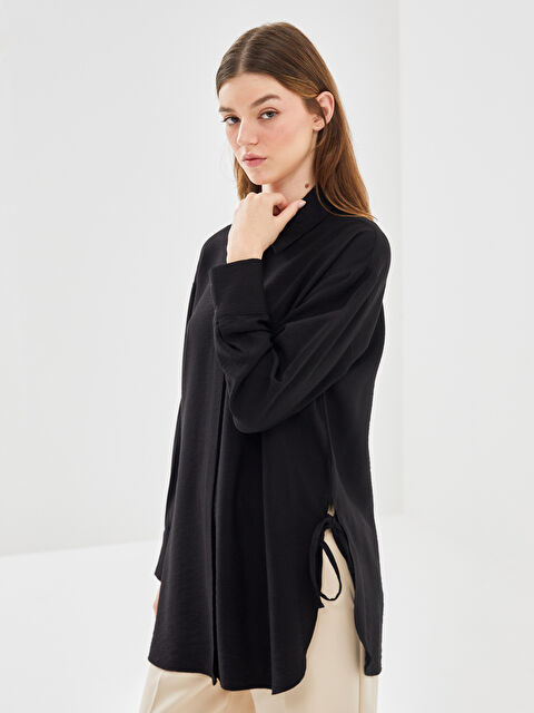 LCW Modest Oversize Kadın Gömlek Tunik - W4H651Z8-CVL