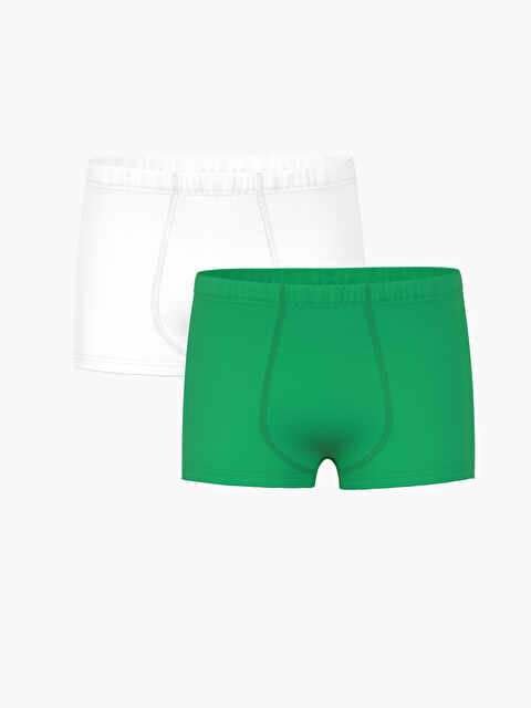 LCW baby Elastic Waist Basic Boys Boxer 2 Pack - W4H694Z1-FFB