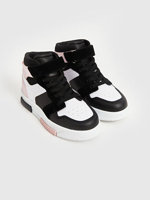 LCW STEPS Cırt Cırtlı Kız Çocuk Bilek Boy Spor Ayakkabı - W4H697Z4-M0T