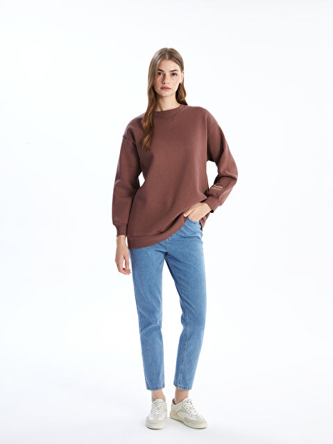 LCW Modest Mom Fit Kadın Jean Pantolon - W4H711Z8-507