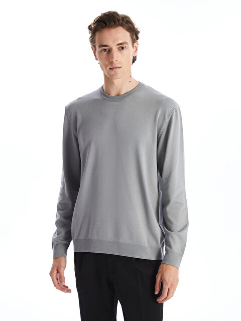 SOUTHBLUE Bisiklet Yaka Erkek Triko Kazak - W4H737Z8-CWL