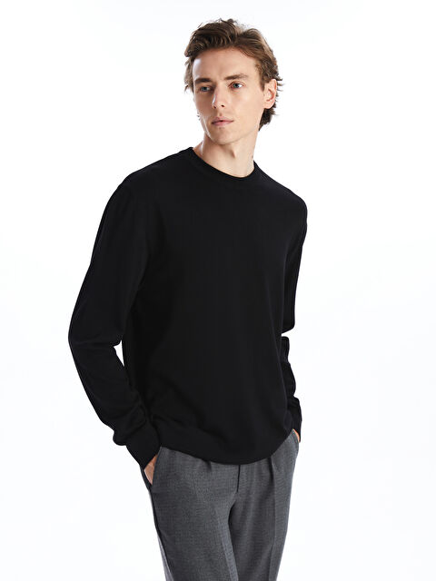 SOUTHBLUE Bisiklet Yaka Erkek Triko Kazak - W4H737Z8-CVL