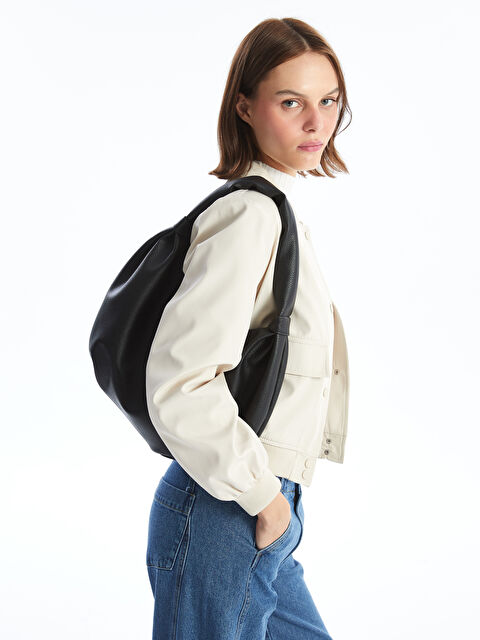 LCW ACCESSORIES Deri Görünümlü Kadın Omuz Çantası - W4H765Z8-RQL