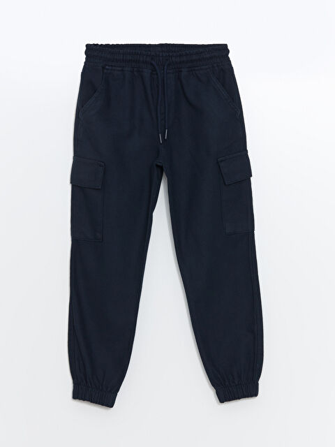 LCW ECO Beli Lastikli Erkek Çocuk Kargo Pantolon - W4H843Z4-CRP