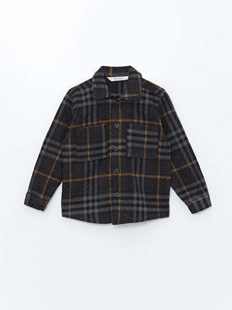 LCW Vision Ekose Erkek Çocuk Gömlek Ceket - W4H947Z4-LMK