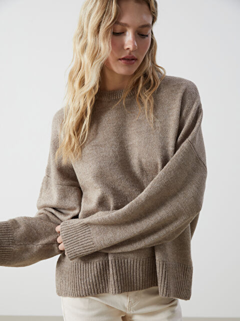 XSIDE Bisiklet Yaka Kadın Triko Kazak - W4HA57Z8-EHW