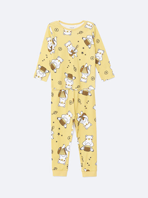LCW Kids Bisiklet Yaka Erkek Çocuk Pijama Takımı - W4HA82Z1-LU9