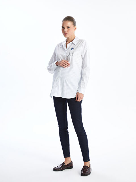 LCWAIKIKI Maternity Karın Panelli Jüpiter Süper Skinny Fit Hamile Jean Pantolon - W4HB03Z8-309