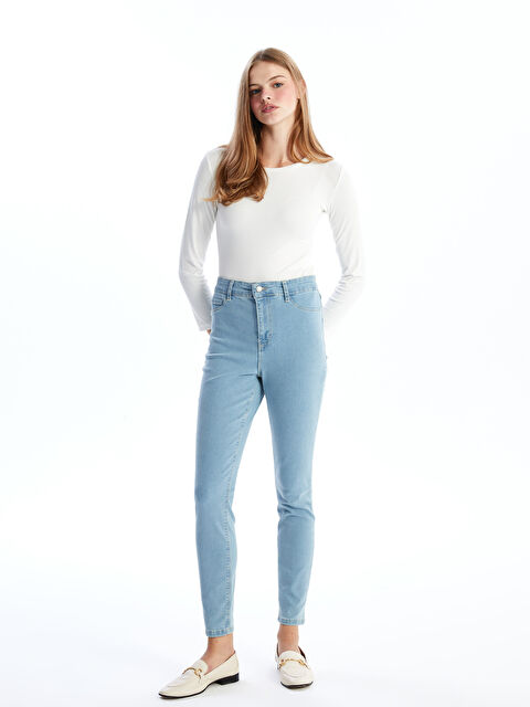 LCW Jeans Mercury Skinny Fit Kadın Jean Pantolon - W4HB25Z8-311