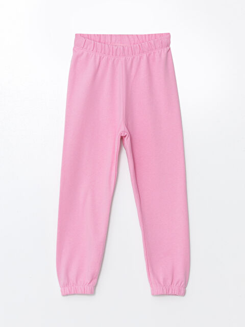LCW Kids Beli Lastikli Kalın Basic Kız Çocuk Jogger Eşofman Alt - W4HC82Z1-QY8